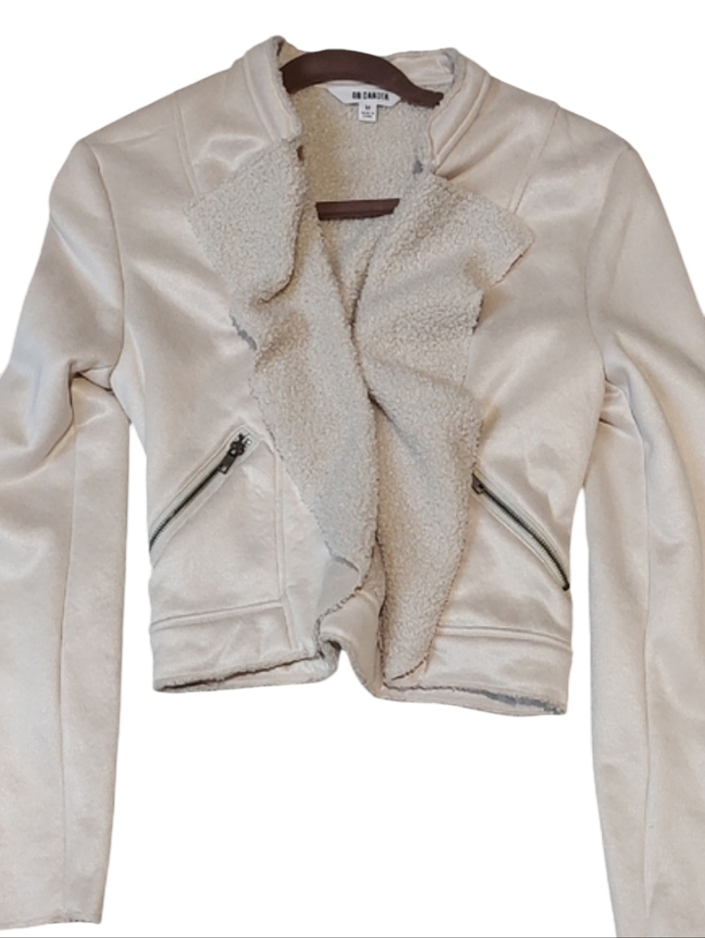 BB Dakota Off-White Teddy Jacket
